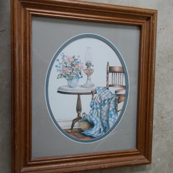 Vintage print matted & Framed - Picture 1 of 6